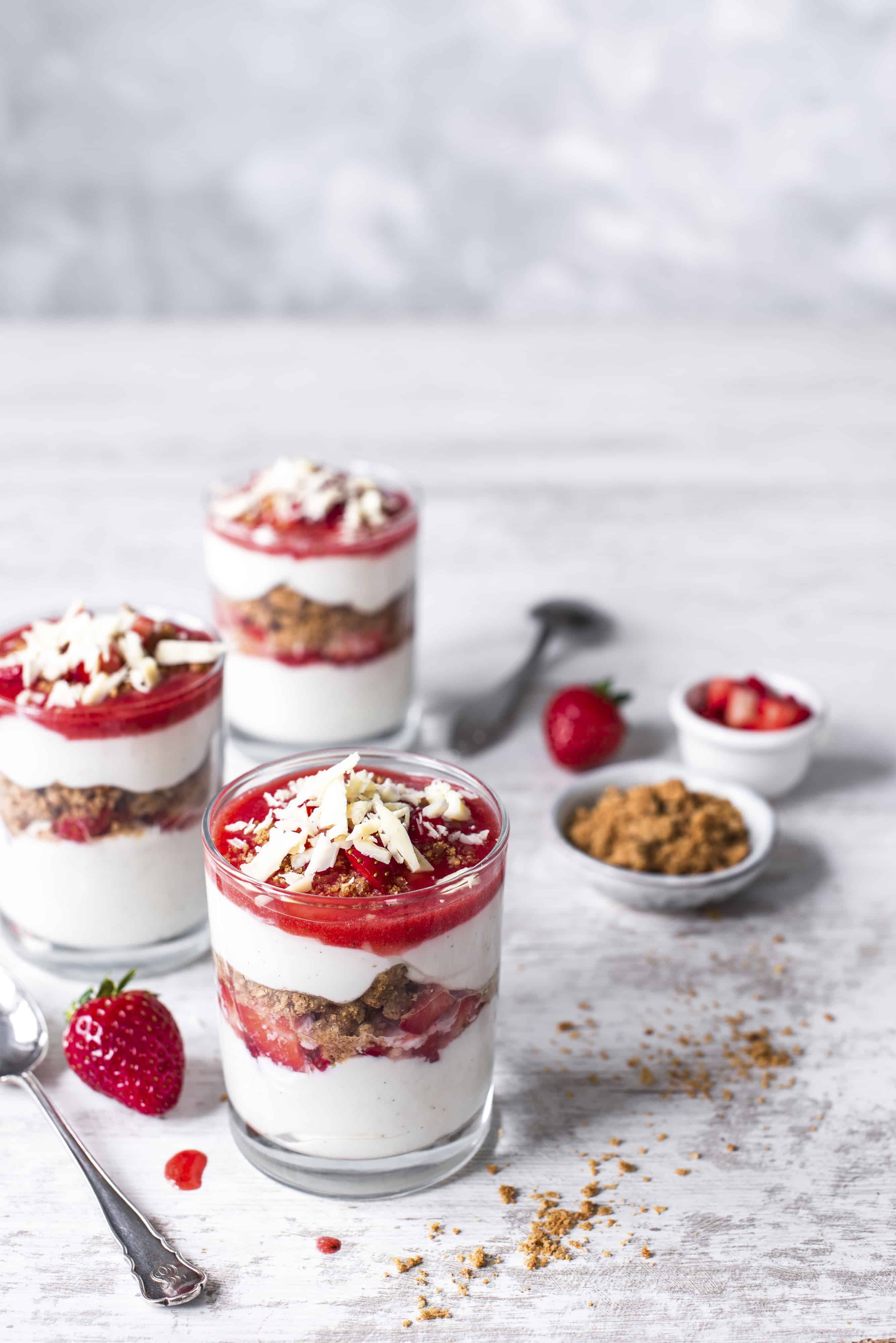 Erdbeer Sahne Dessert Im Glas - information online