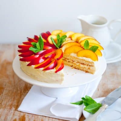 Pfirsichtorte für dein Sommerglück