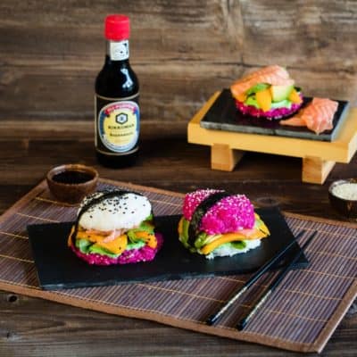 Sushi-Burger in pink? Unbedingt!