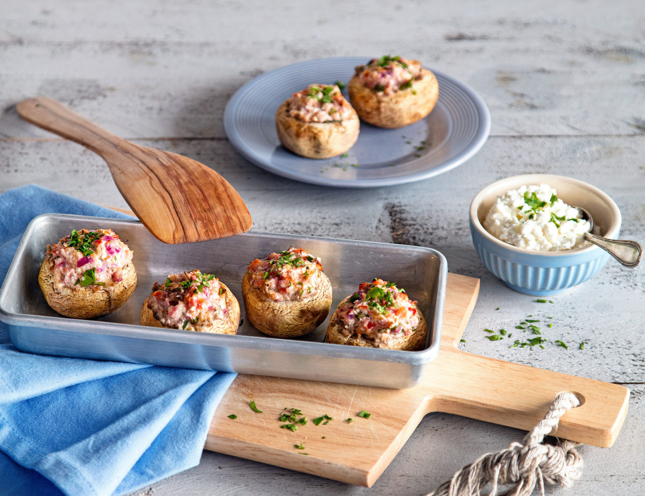11 Rezept Gef llte Champignons Vegetarisch AnabQuirin
