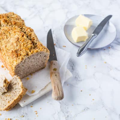 Gesundes Bananenbrot mit Haferflocken