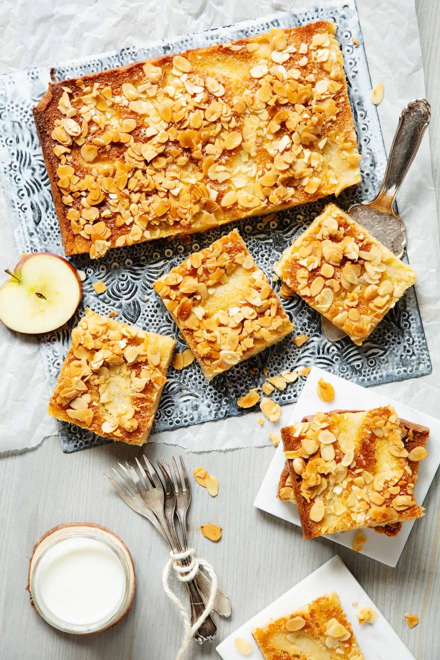 schneller saftiger low carb apfelkuchen