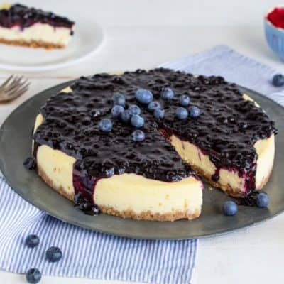 Blueberry Cheesecake nach amerikanischem Originalrezept