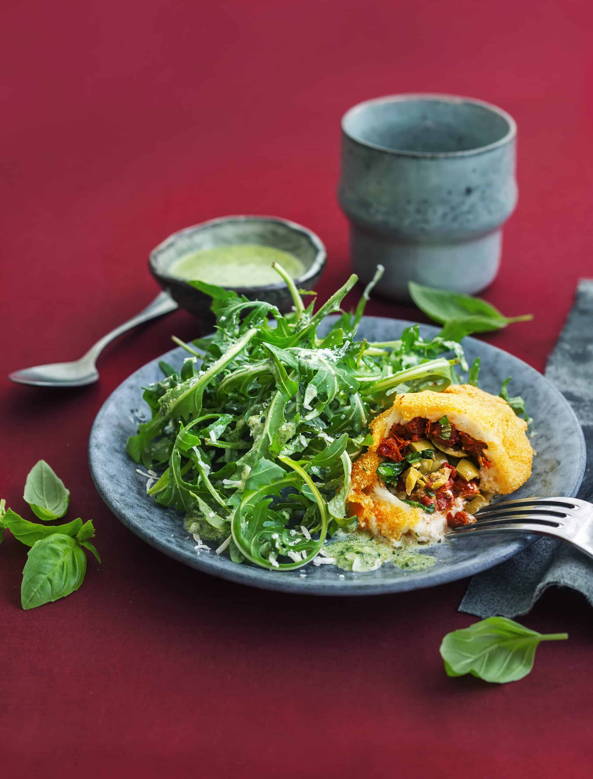 Gefüllter Mozzarella mit knuspriger Kruste Rezepte von Foodio