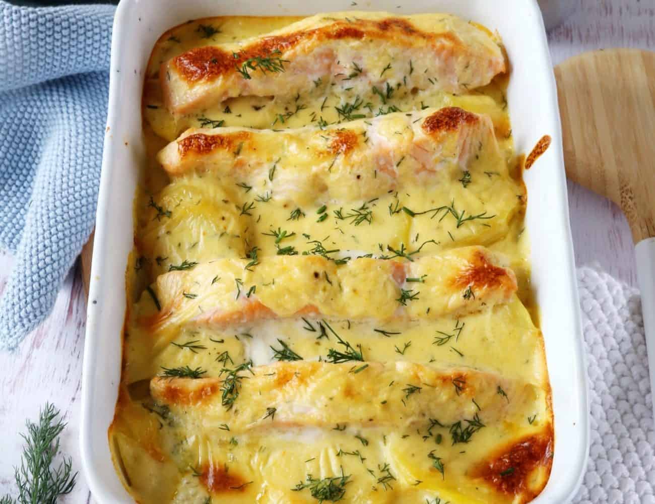 Lachs Sahne Gratin Besonders Cremig Rezepte Von Foodio